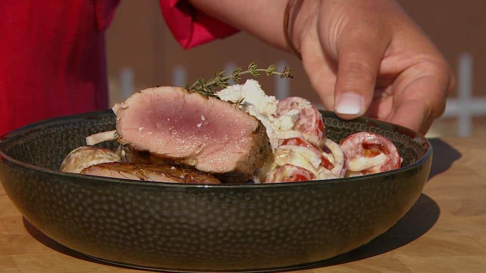 RECETTE: Médaillons de porc à la grecque
