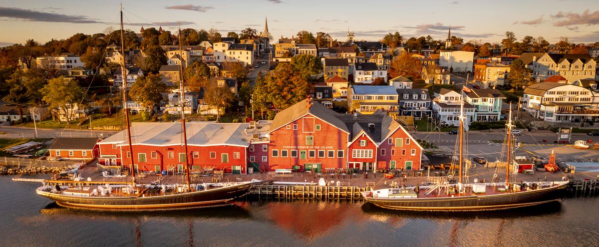 Lunenburg sous la lumière d’automne