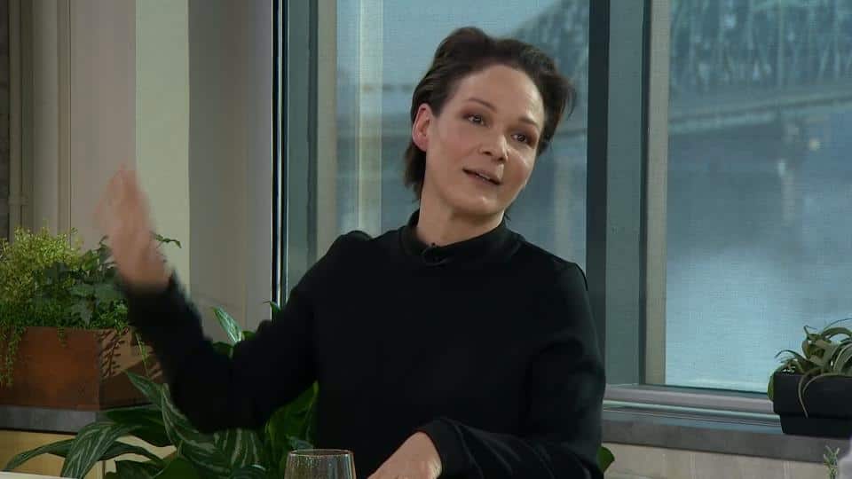 Sandrine Bisson dans « Le temps des framboises »