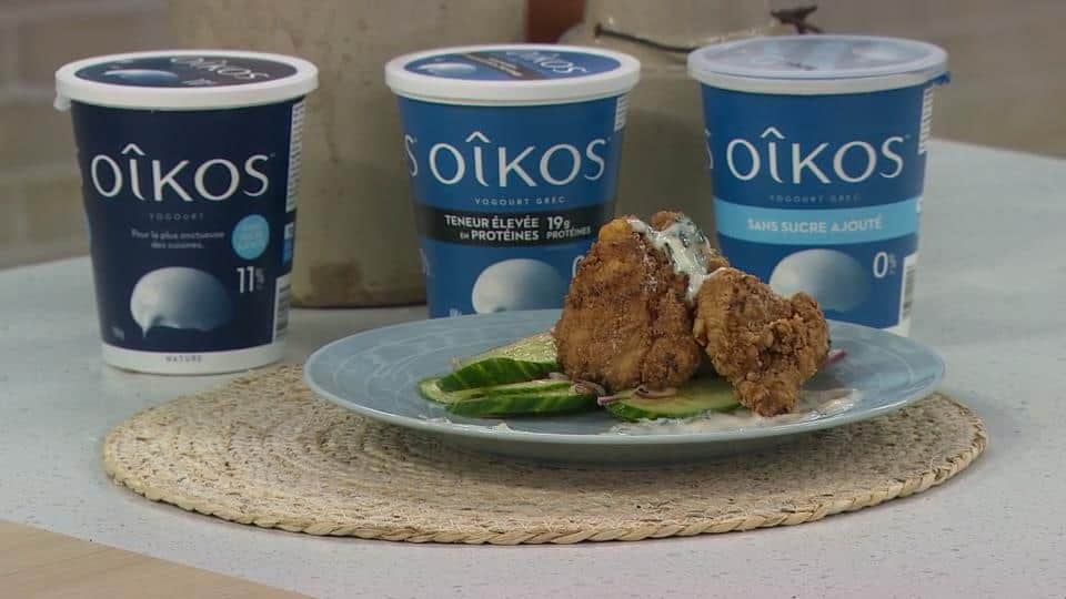 POULET CROUSTILLANT AU YOGOURT