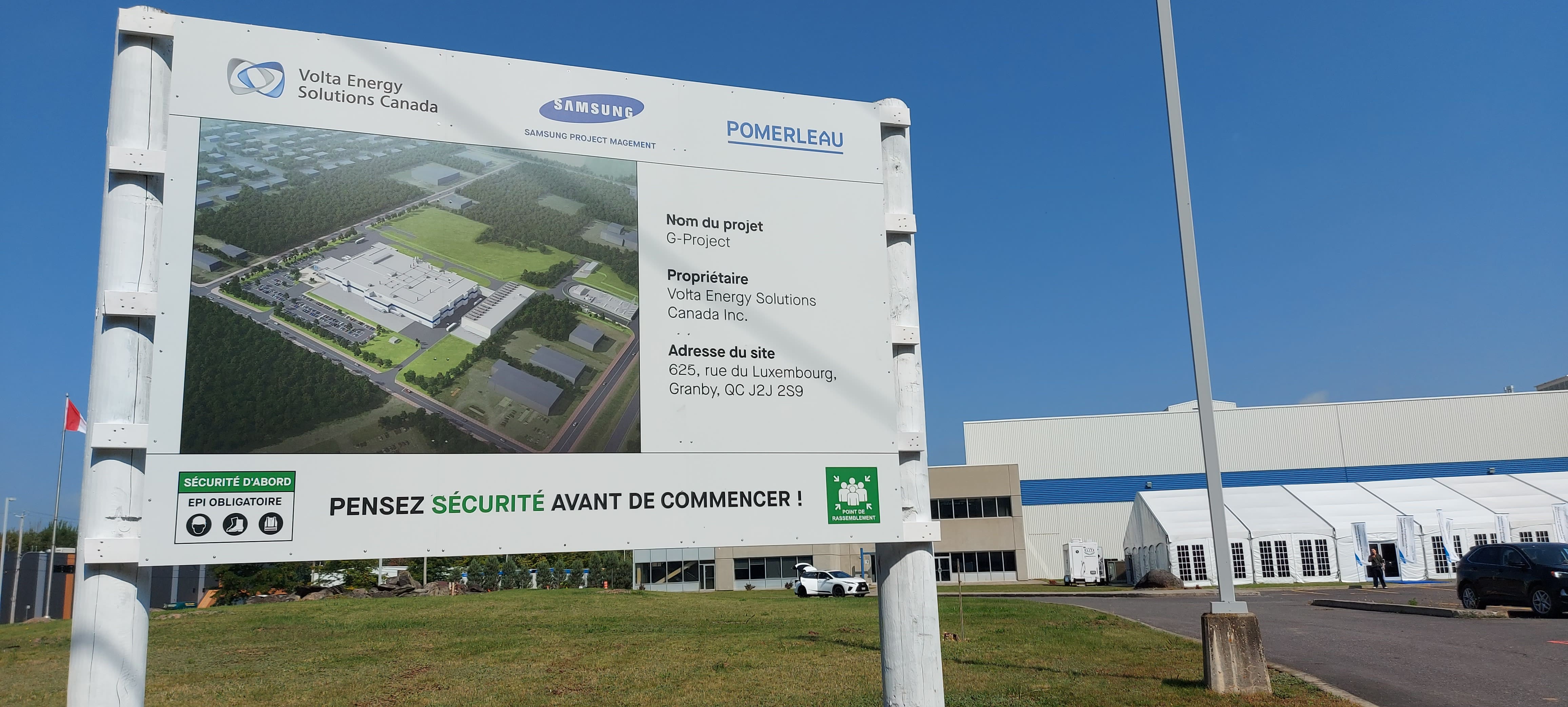 Fili&egrave;re batterie: Solutions &eacute;nerg&eacute;tiques Volta Canada s'installera &agrave; Granby