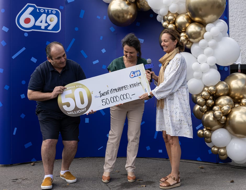 Gagnants du 6/49: ce couple de Québec remporte 50 M$... et termine sa ...