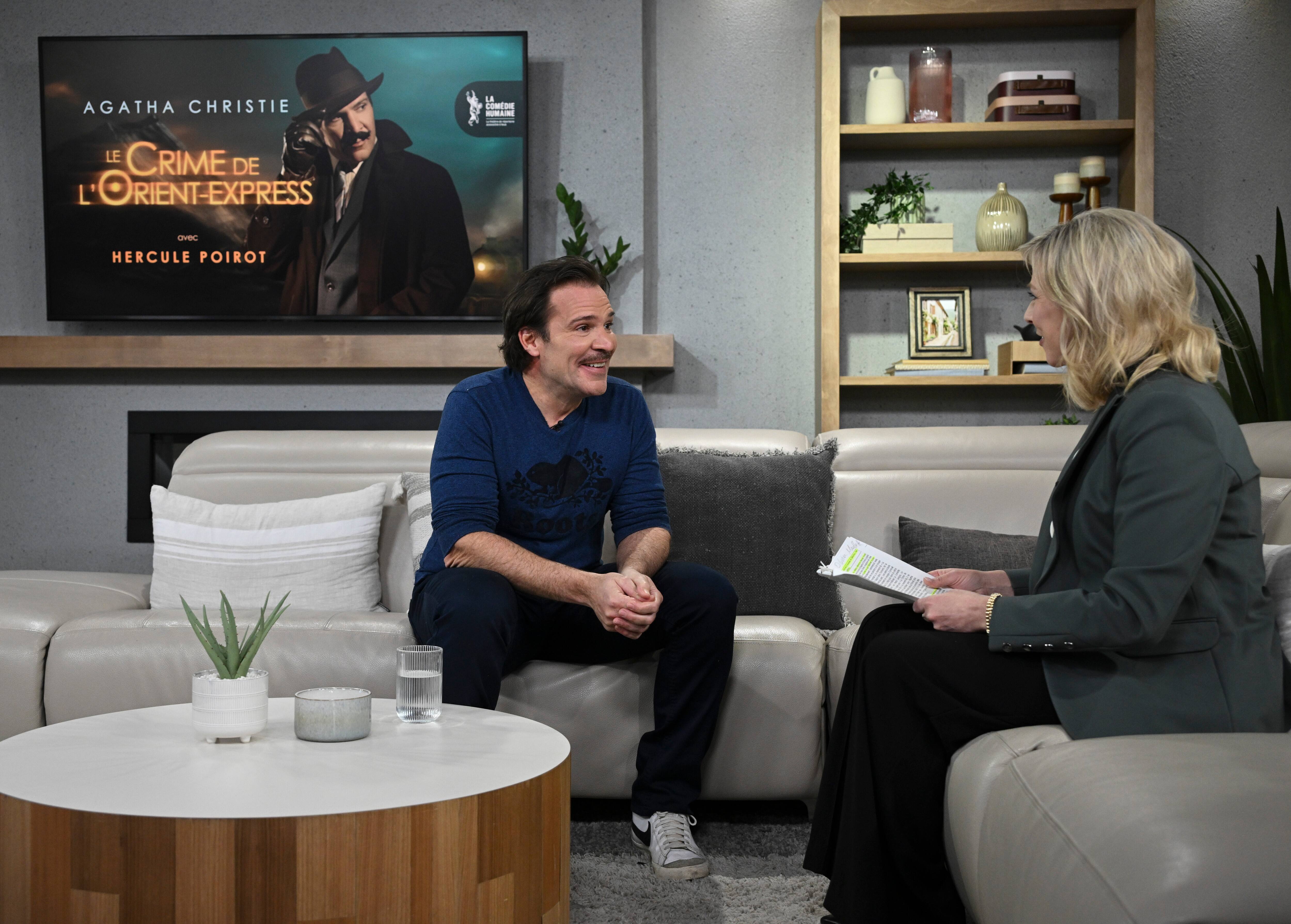 Louis-Olivier Mauffette devient Hercule Poirot