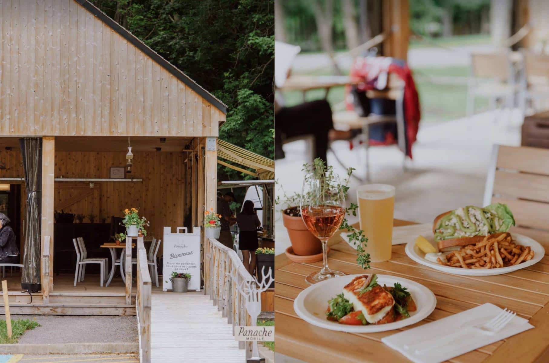 Une cantine de luxe où manger à l'Île d'Orléans