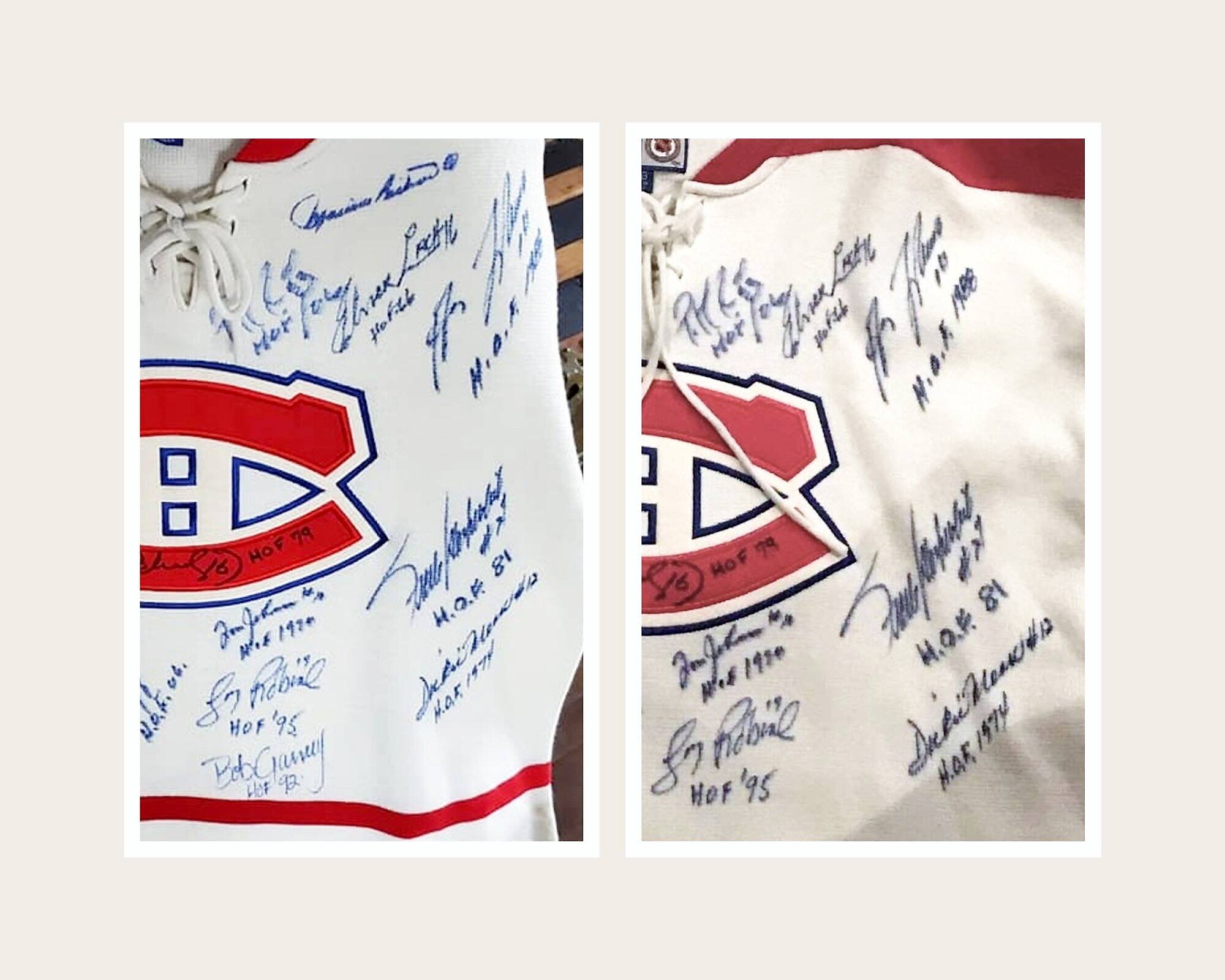 Fraude: l&rsquo;autographe de Maurice Richard appara&icirc;t sur un chandail du Canadien des ann&eacute;es apr&egrave;s sa mort