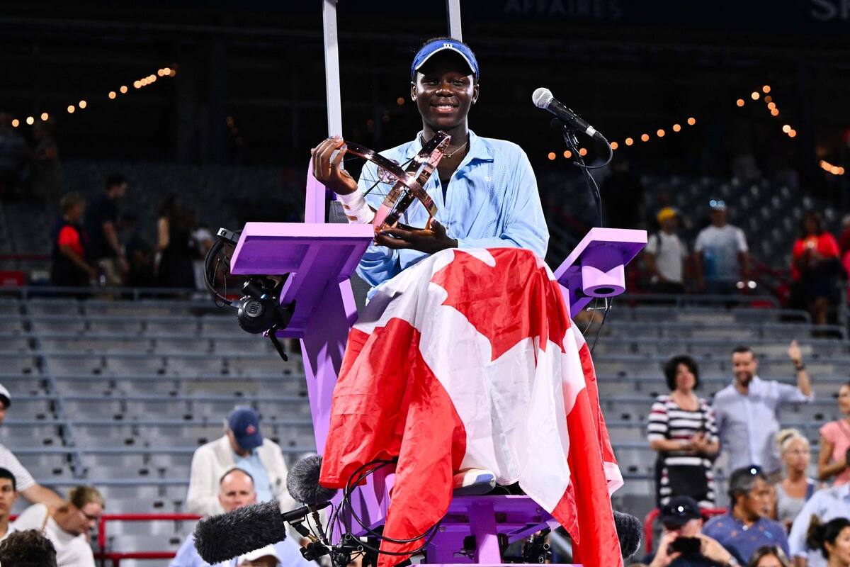 Championne à l'Omnium Banque Nationale de Montréal: Victoria Mboko dans