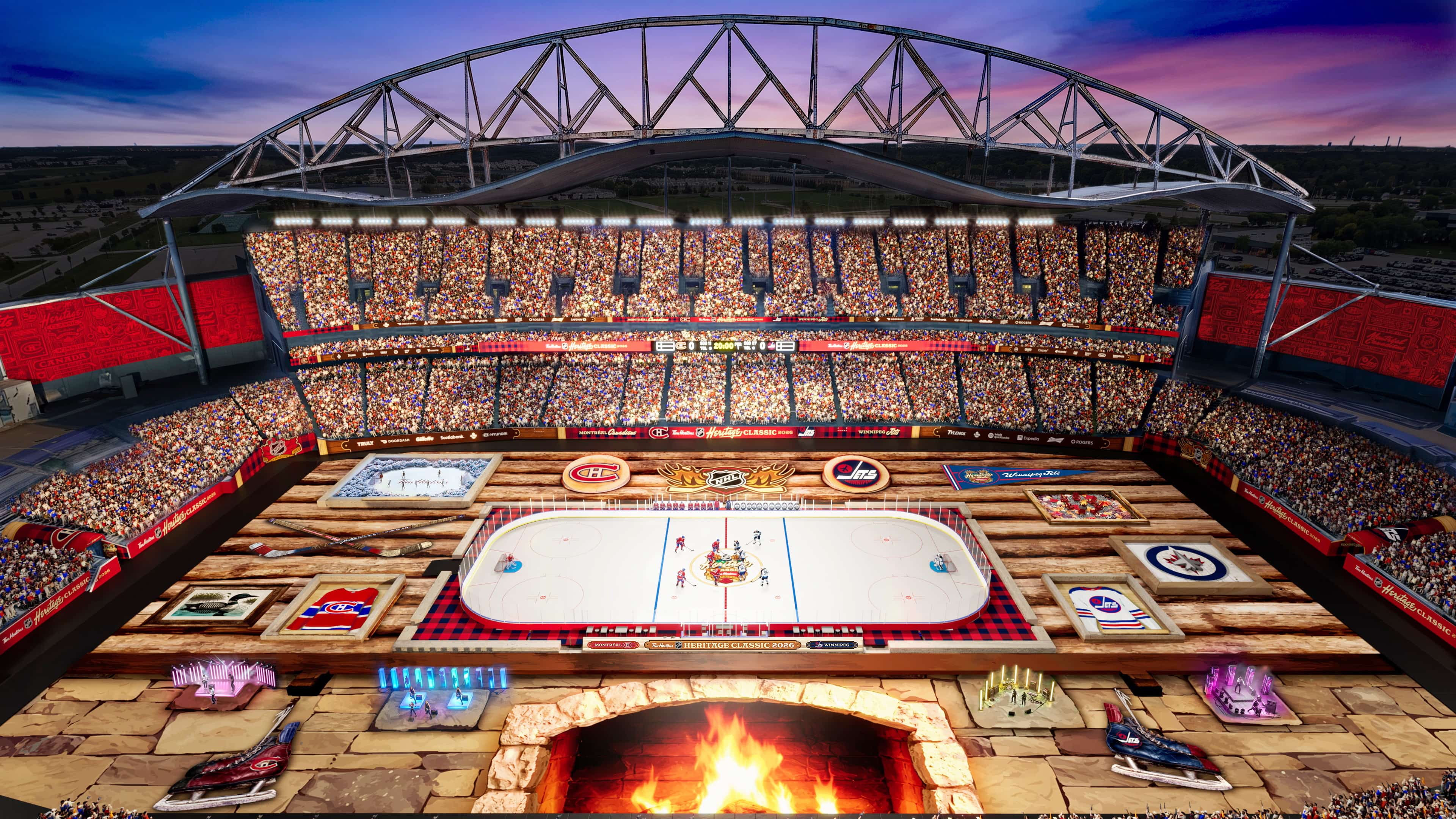 Le Canadien disputera un match dans un immense chalet, dimanche: tout ce que vous devez savoir sur la Classique Héritage