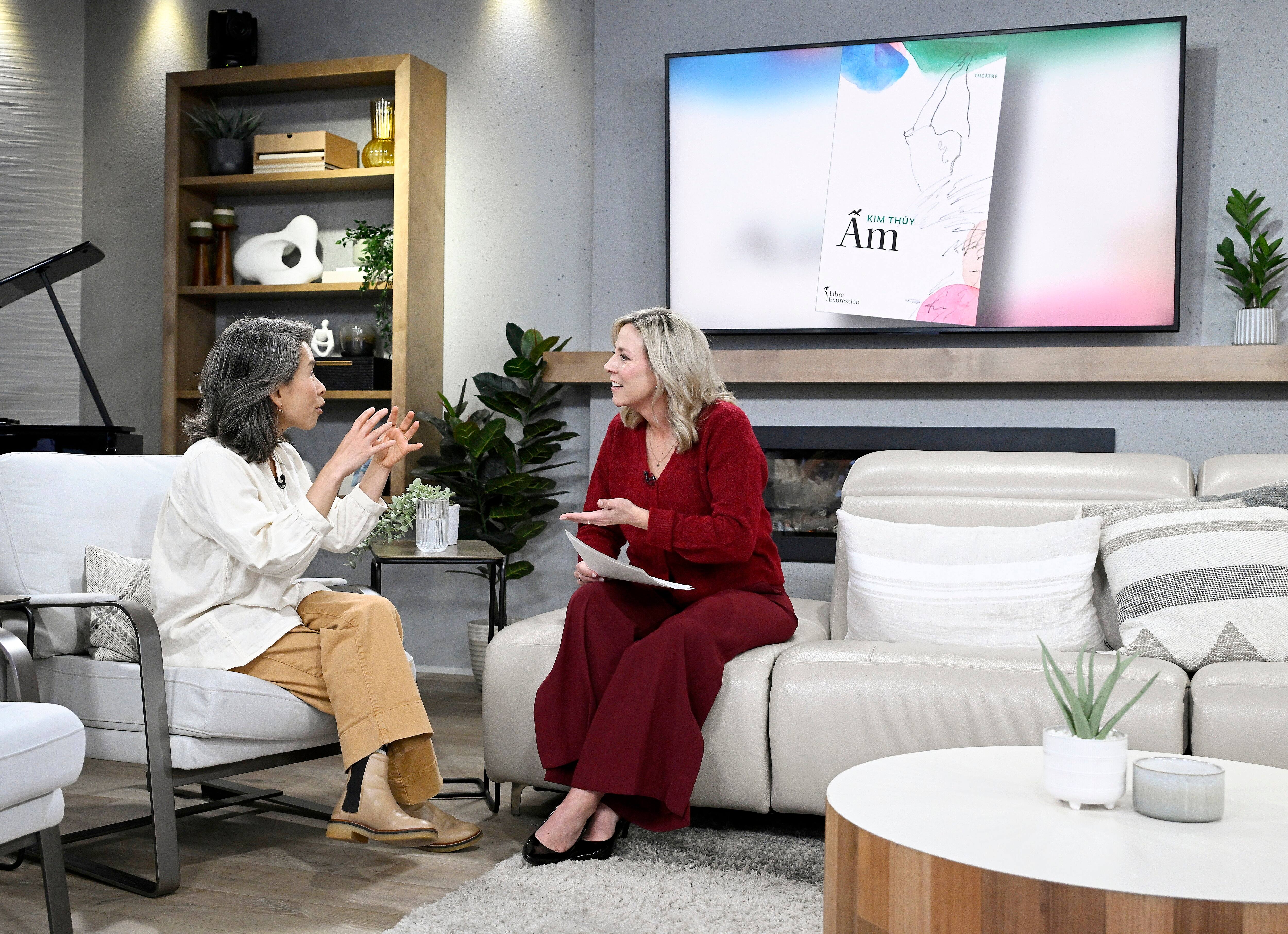 Kim Thúy et Boucar Diouf se confient à Ève-Marie