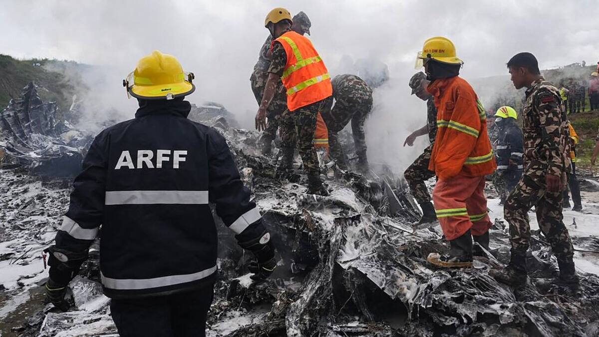 18 morts dans un écrasement d'avion au Népal