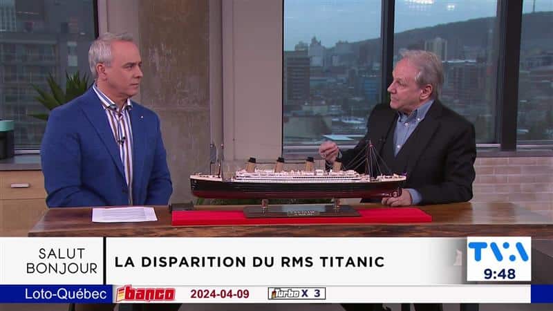 9h45 | Il y a 112 ans, le Titanic disparaissait...