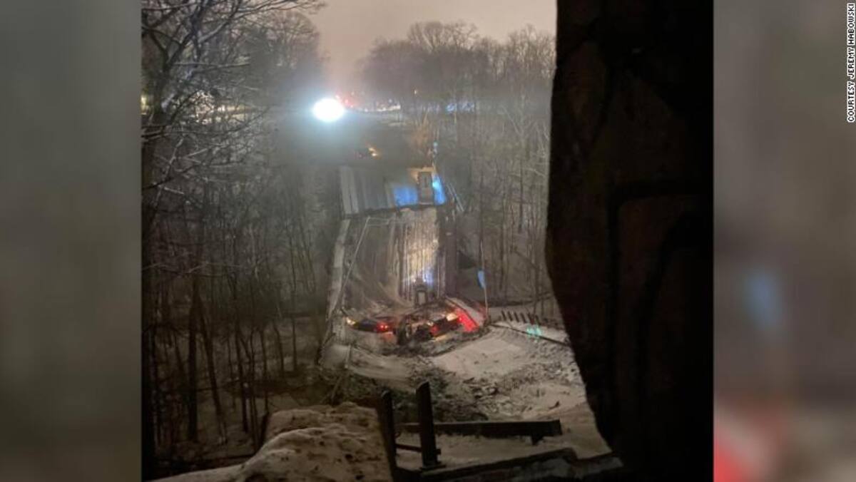 Au moins 10 blessés dans l'effondrement d'un pont à Pittsburgh