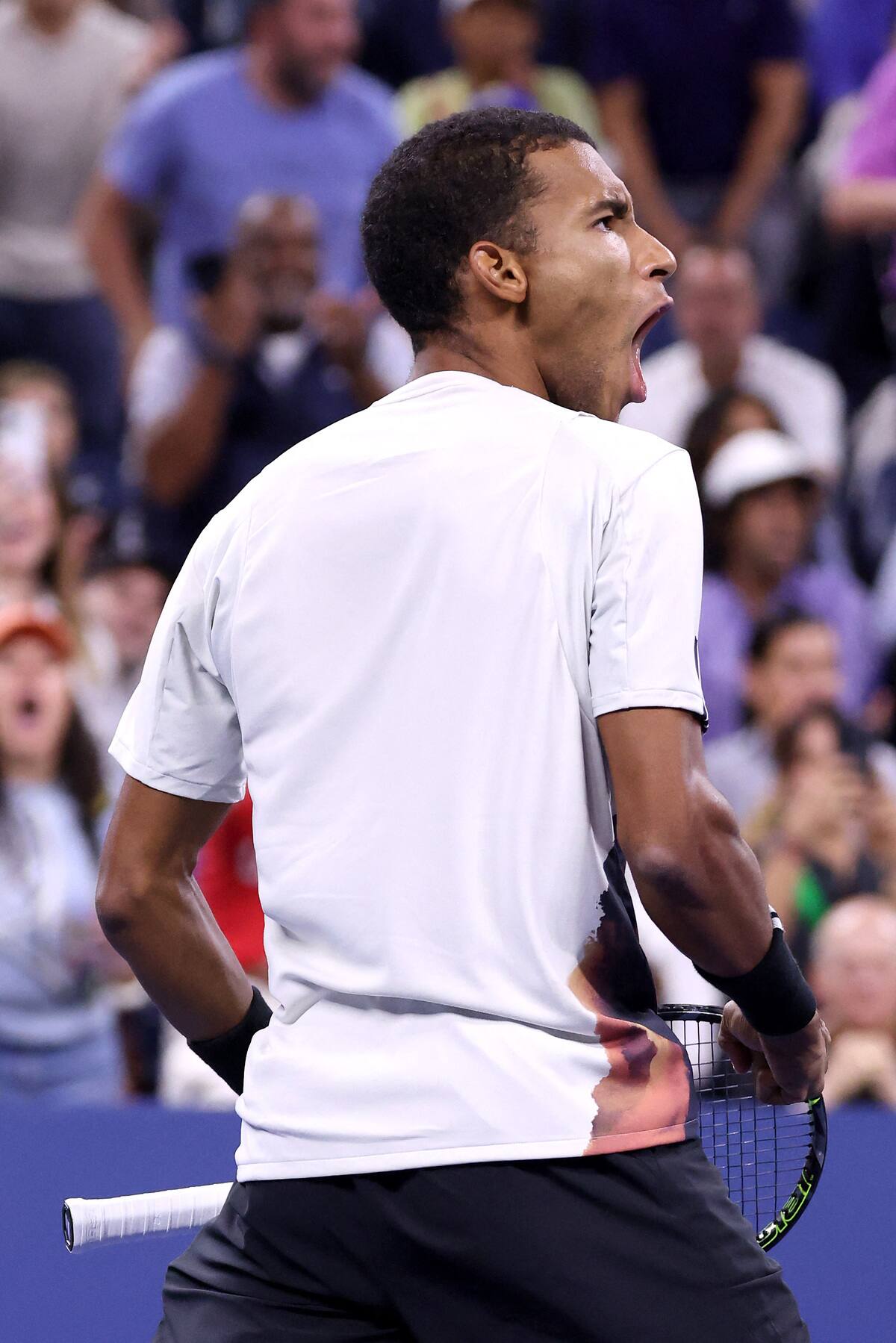 De retour en ronde des 16 d'un Grand Chelem: &laquo;&Ccedil;a me permet d'envoyer un message&raquo;, dit F&eacute;lix Auger-Aliassime