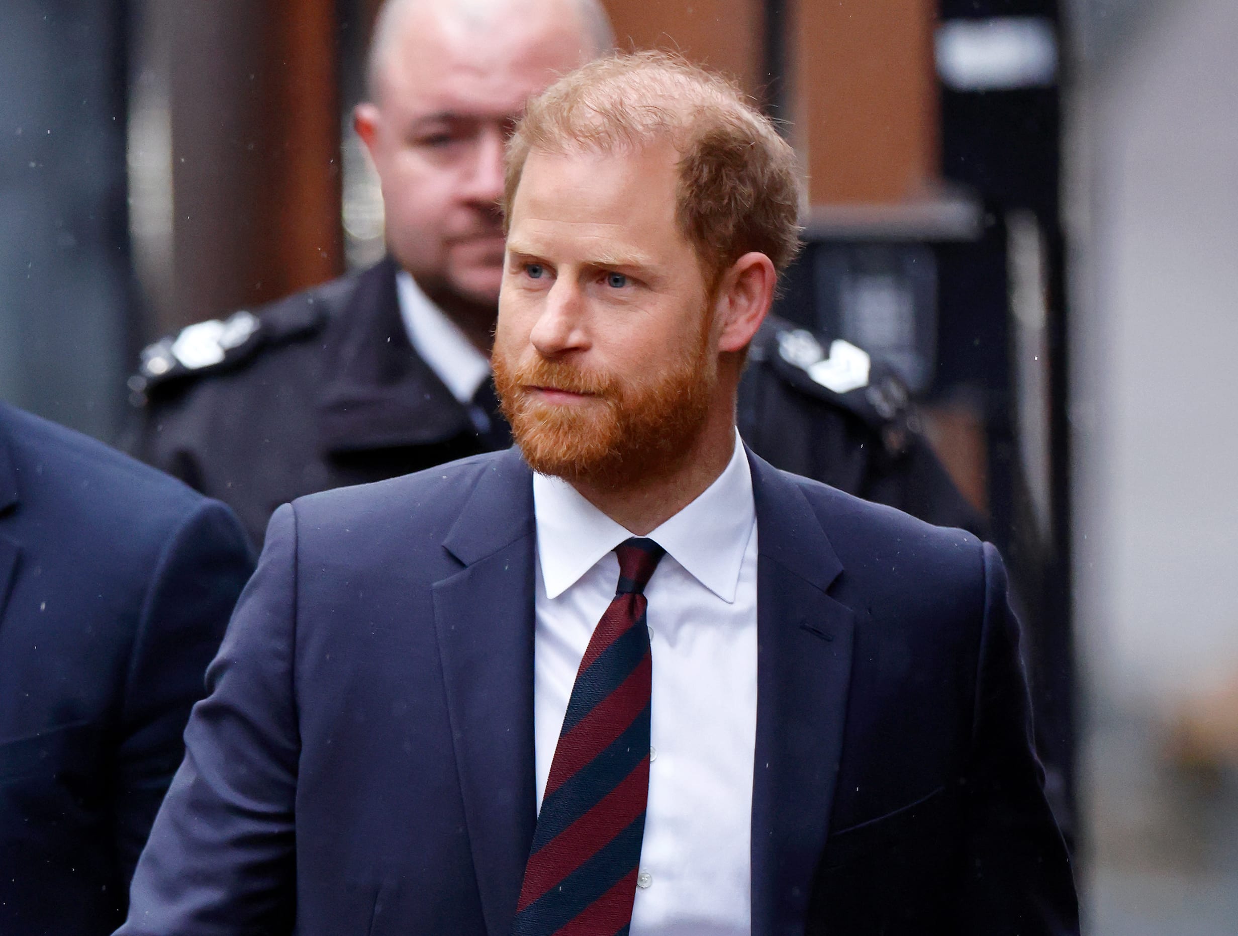 Image principale de l'article Le prince Harry ému au tribunal