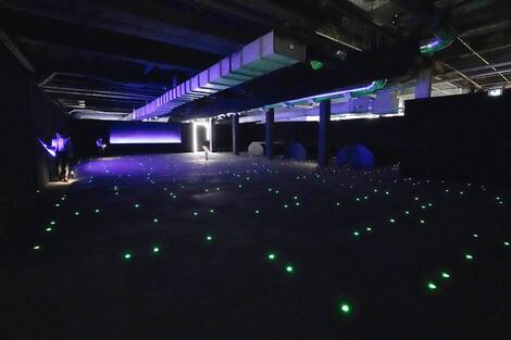 The room where the immersive experience takes place.