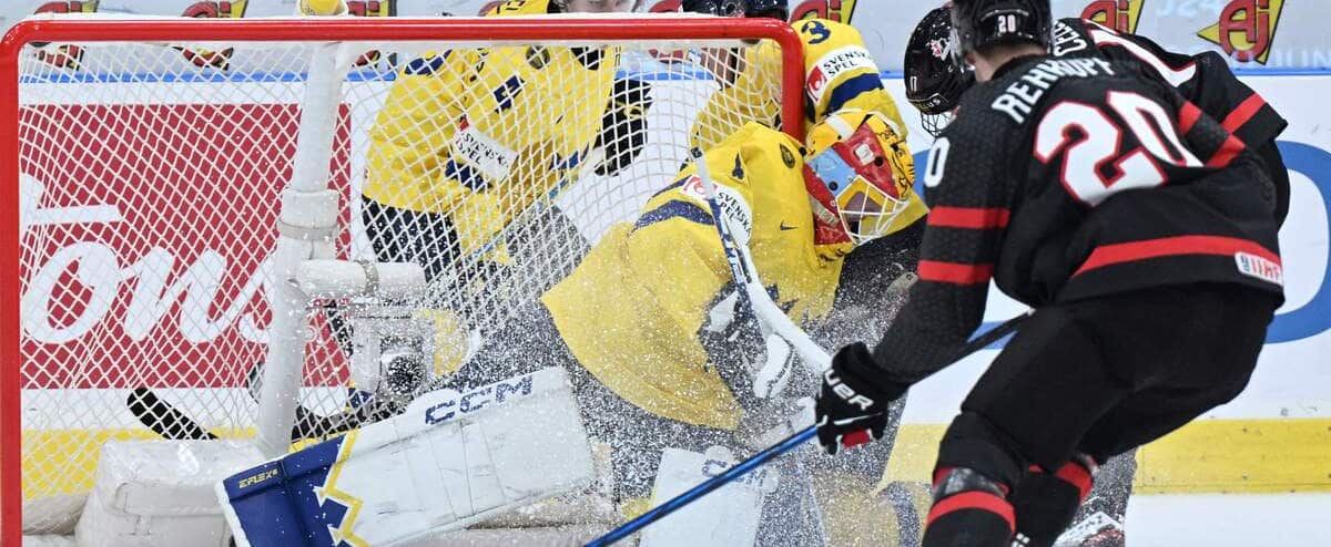 Trop brouillons, les joueurs du Canada ont frappé un mur contre la Suède