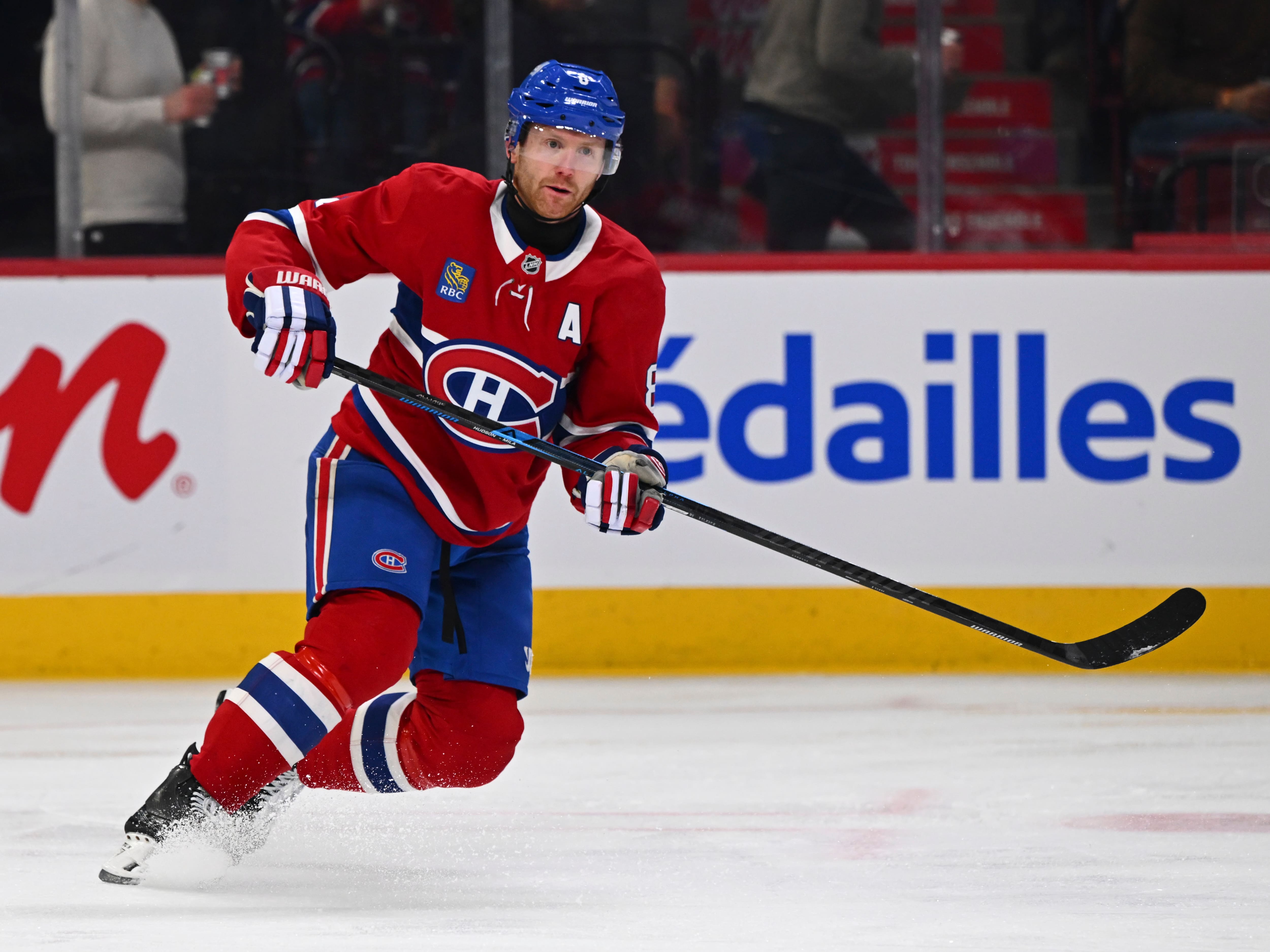 Mike Matheson, que l'on voit ici dans un match contre le Wild du Minnesota, en janvier dernier, a la forme physique d'un joueur de 20 ans, même s'il en a 12 de plus.