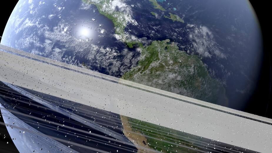 Image principale de l'article Et si la Terre avait des anneaux?