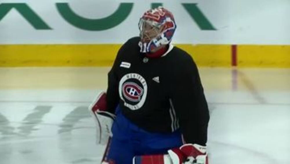 À VOIR: Carey Price de retour sur la glace!