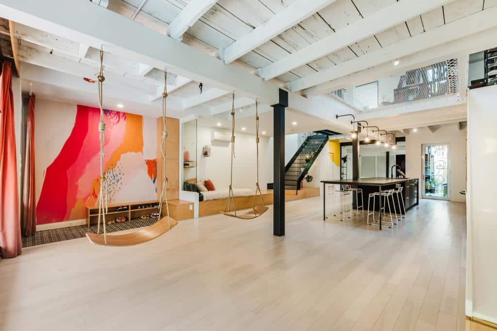 Un vrai terrain de jeu à vendre sur le Plateau