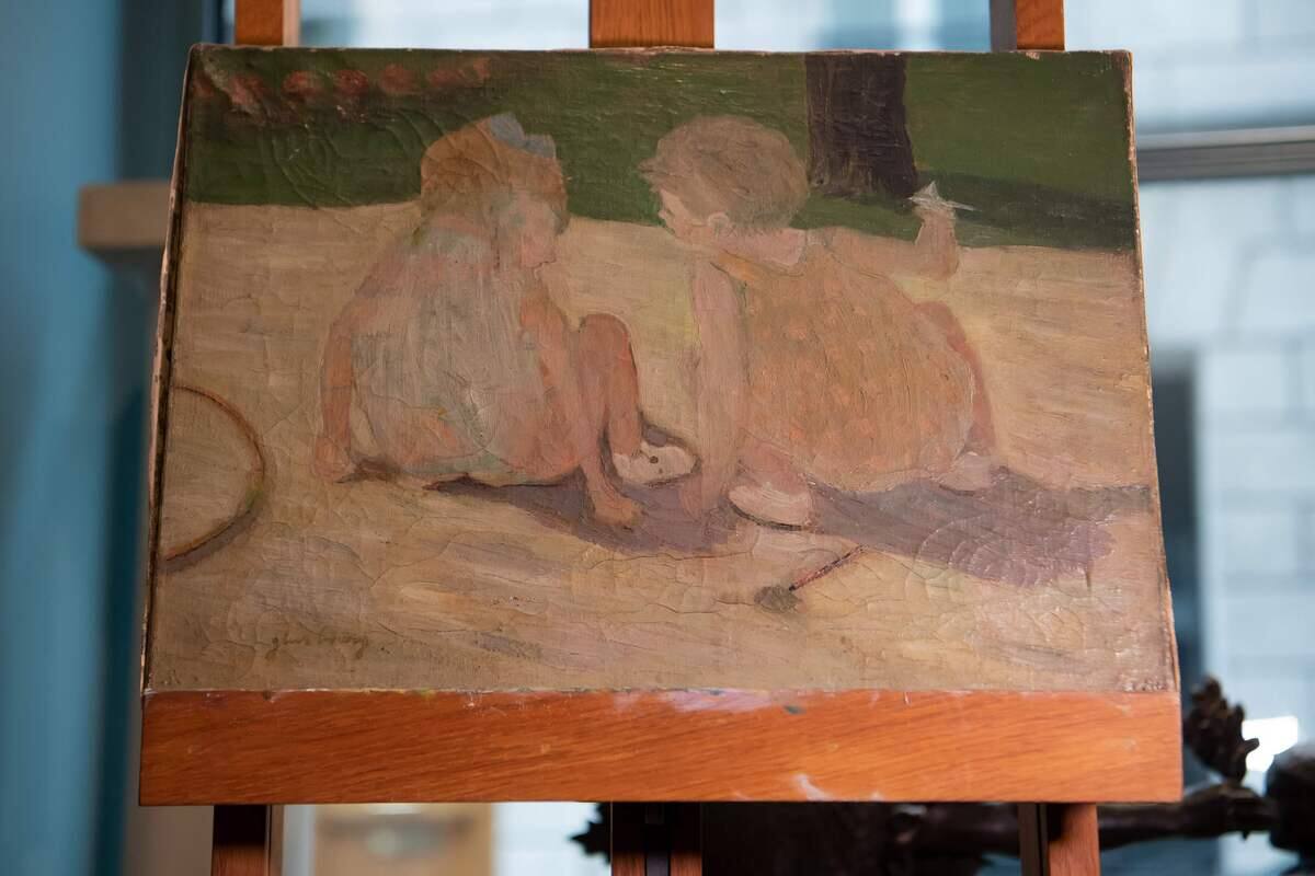 Un rarissime tableau sign&eacute; Gainsbourg aux ench&egrave;res