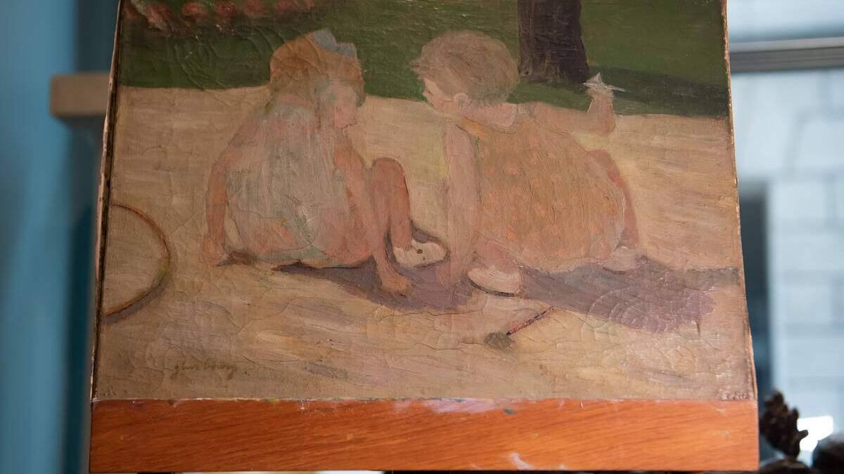 Un rarissime tableau signé Gainsbourg aux enchères