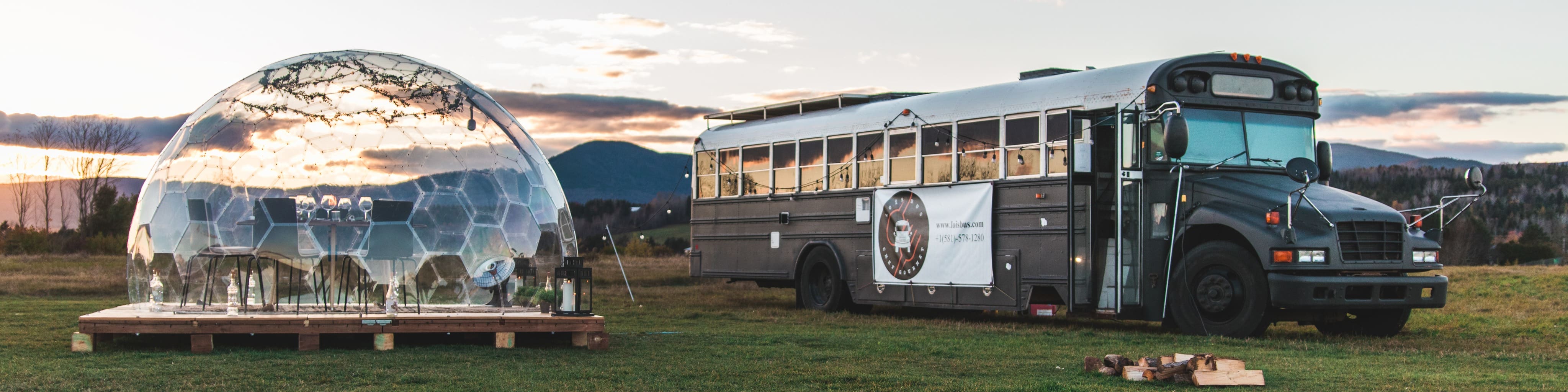 Des soupers champêtres offerts dans un autobus