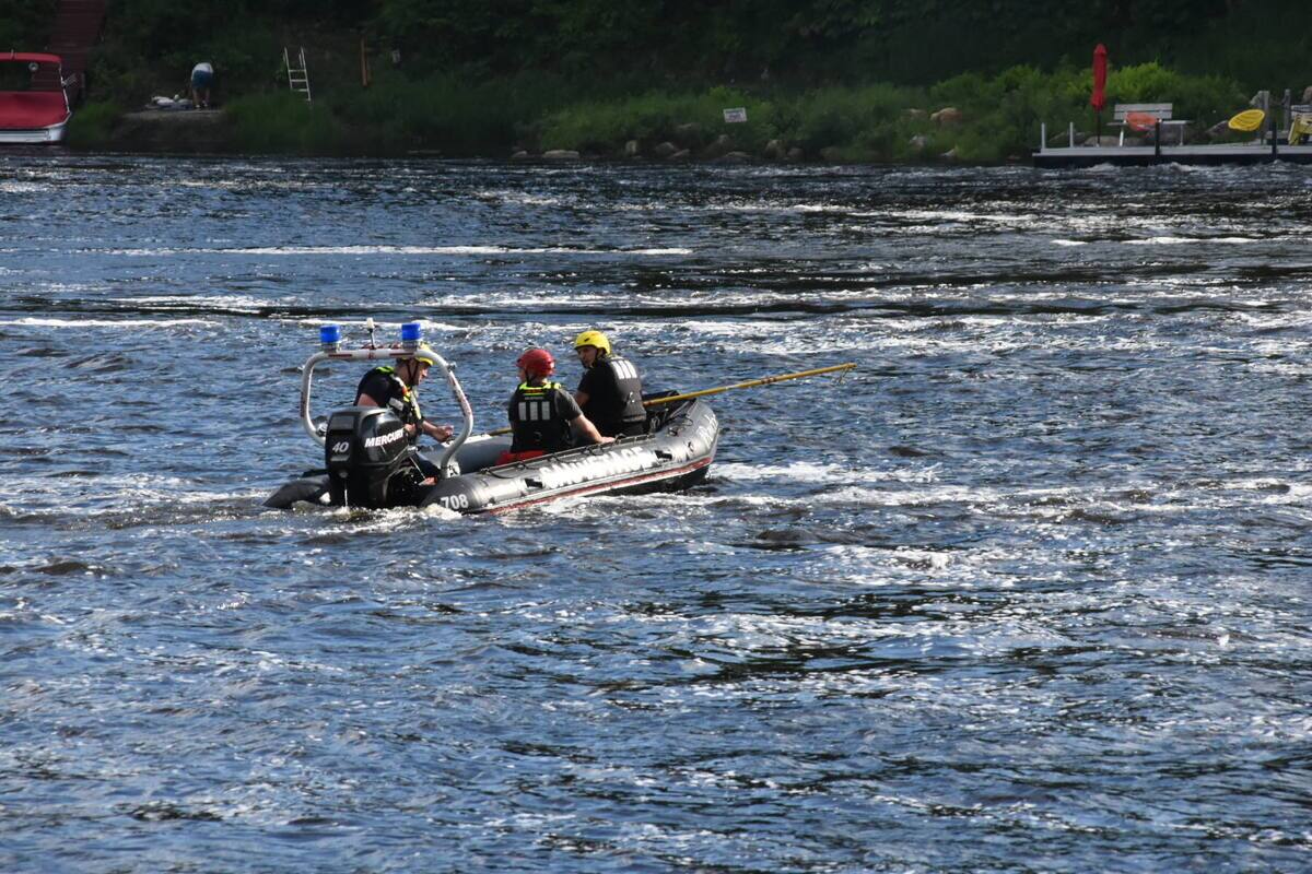 Le corps du jeune homme tomb&eacute; dans la rivi&egrave;re Ouareau retrouv&eacute;
