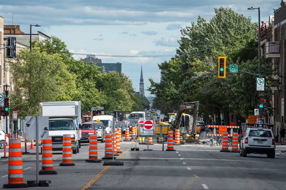 Image principale de l'article Montréal révisera le calendrier des chantiers