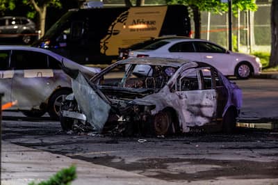 Wrong evening in Montreal: shot shots and a burned vehicle in Villeray Wrong evening in Montreal: shot shots and a burned vehicle in Villeray