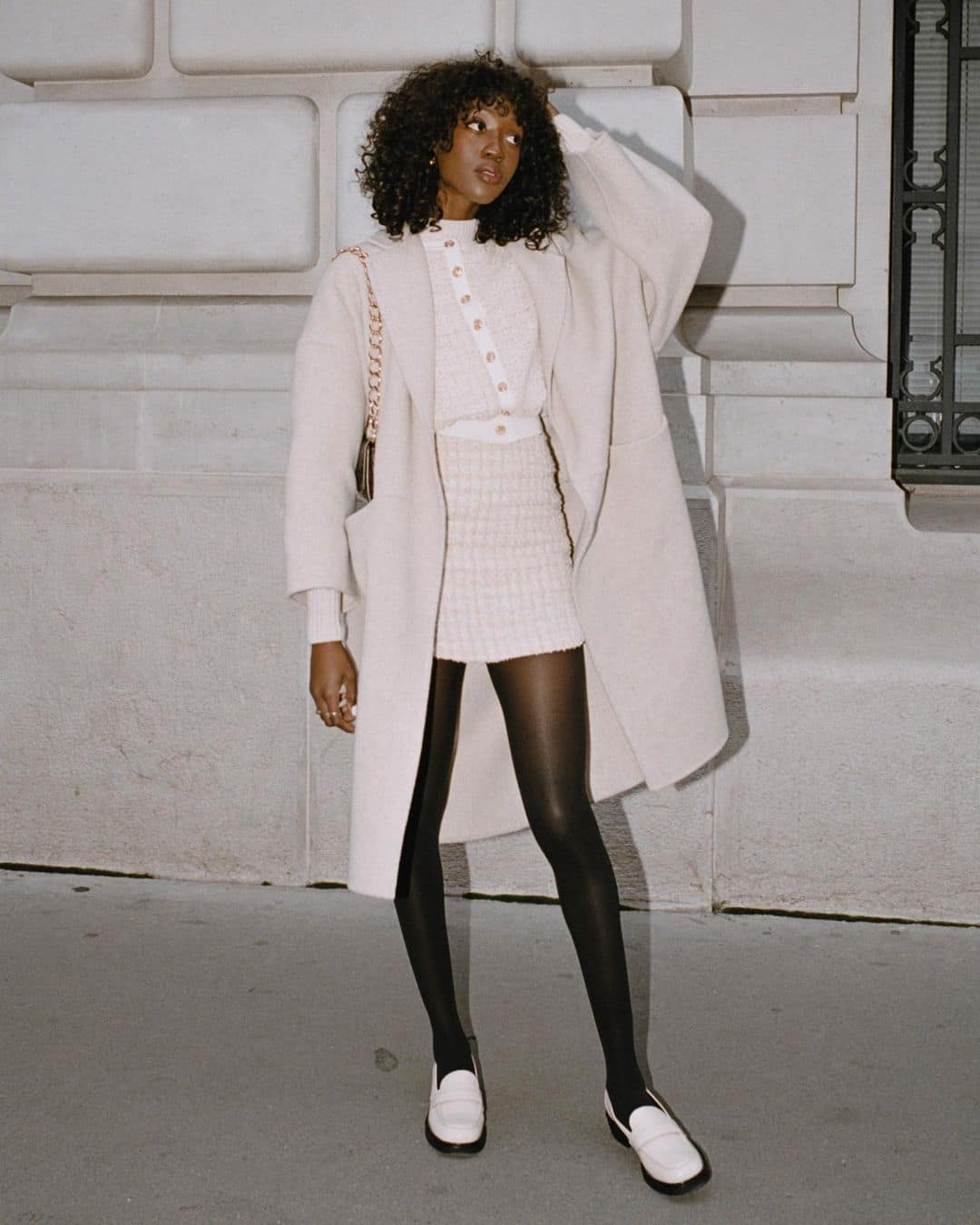 La tendance est aux collants opaques cet automne