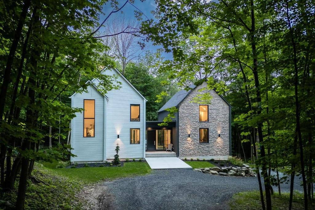 Une maison d’inspiration scandinave à vendre