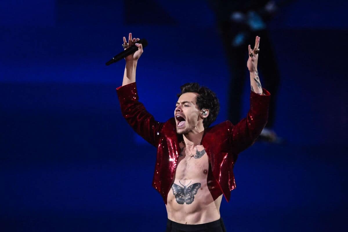 EN VIDÉO | Harry Styles s'effondre sur scène à Wembley en pleine canicule