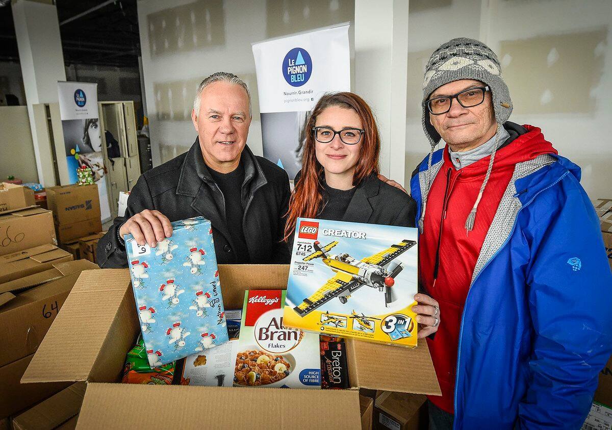 Ann&eacute;e record pour l'Op&eacute;ration Paniers de No&euml;l Pignon Bleu