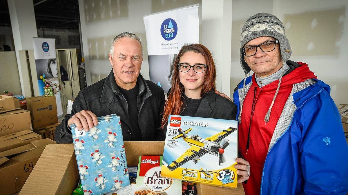 Année record pour l'Opération Paniers de Noël Pignon Bleu
