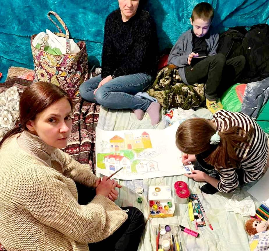 Image principale de l'article Elle nous raconte sa vie dans un bunker à Kyïv