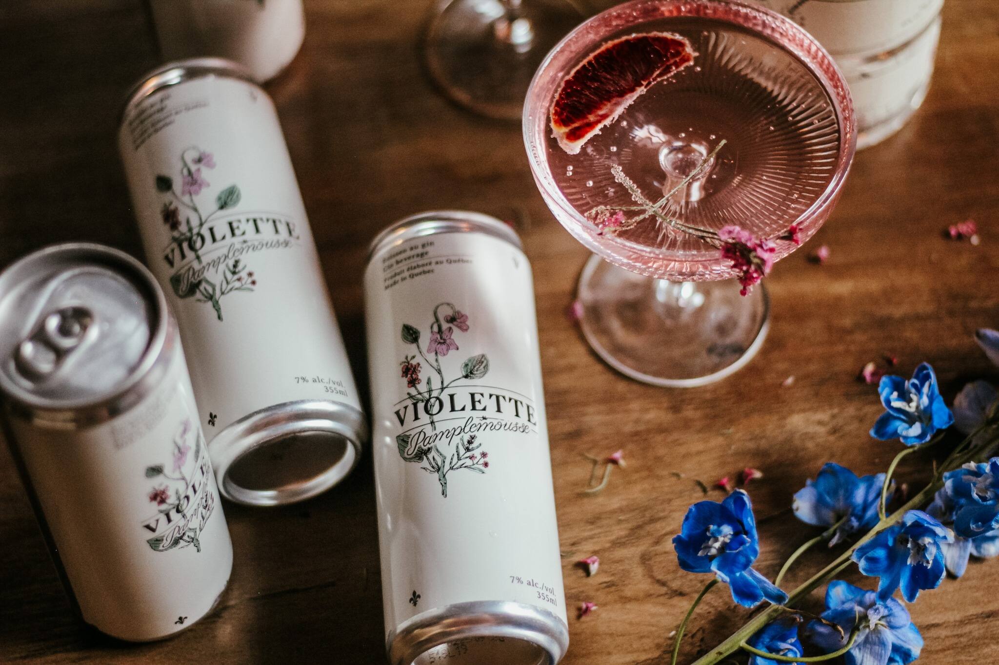 Un nouveau cocktail prêt-à-boire au pamplemousse