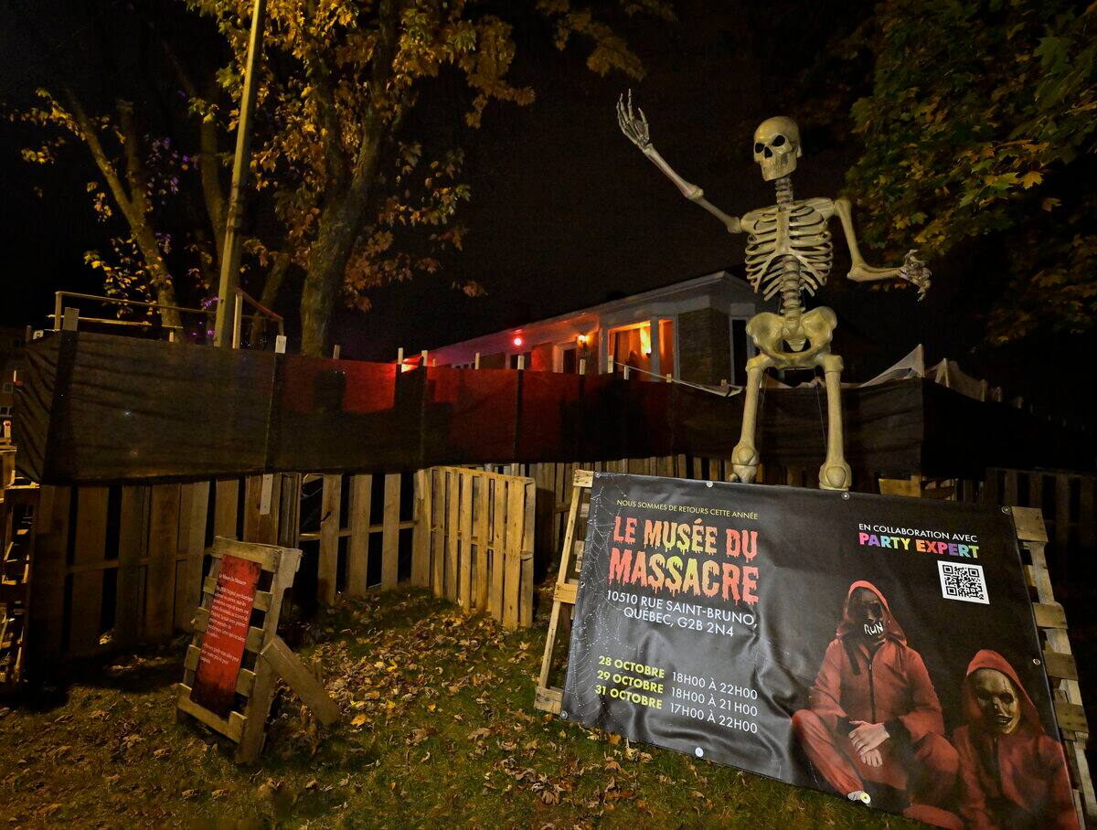 [PHOTOS] Musée du massacre à Québec son propre parcours d’horreur à