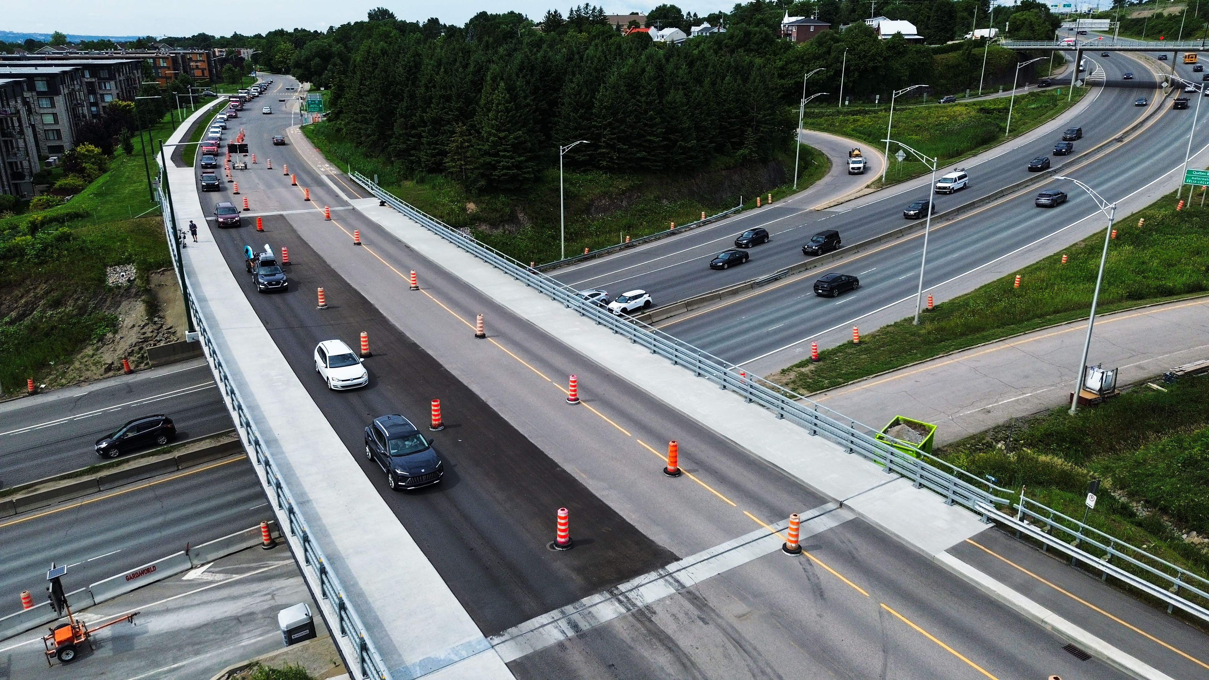 De 6 à 17 en un mois: le nombre de chantiers routiers suspendus explose dans la région de Québec