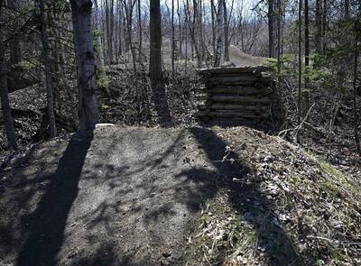 Quebec City confirmed the closure of mountain bike trails on Friday.