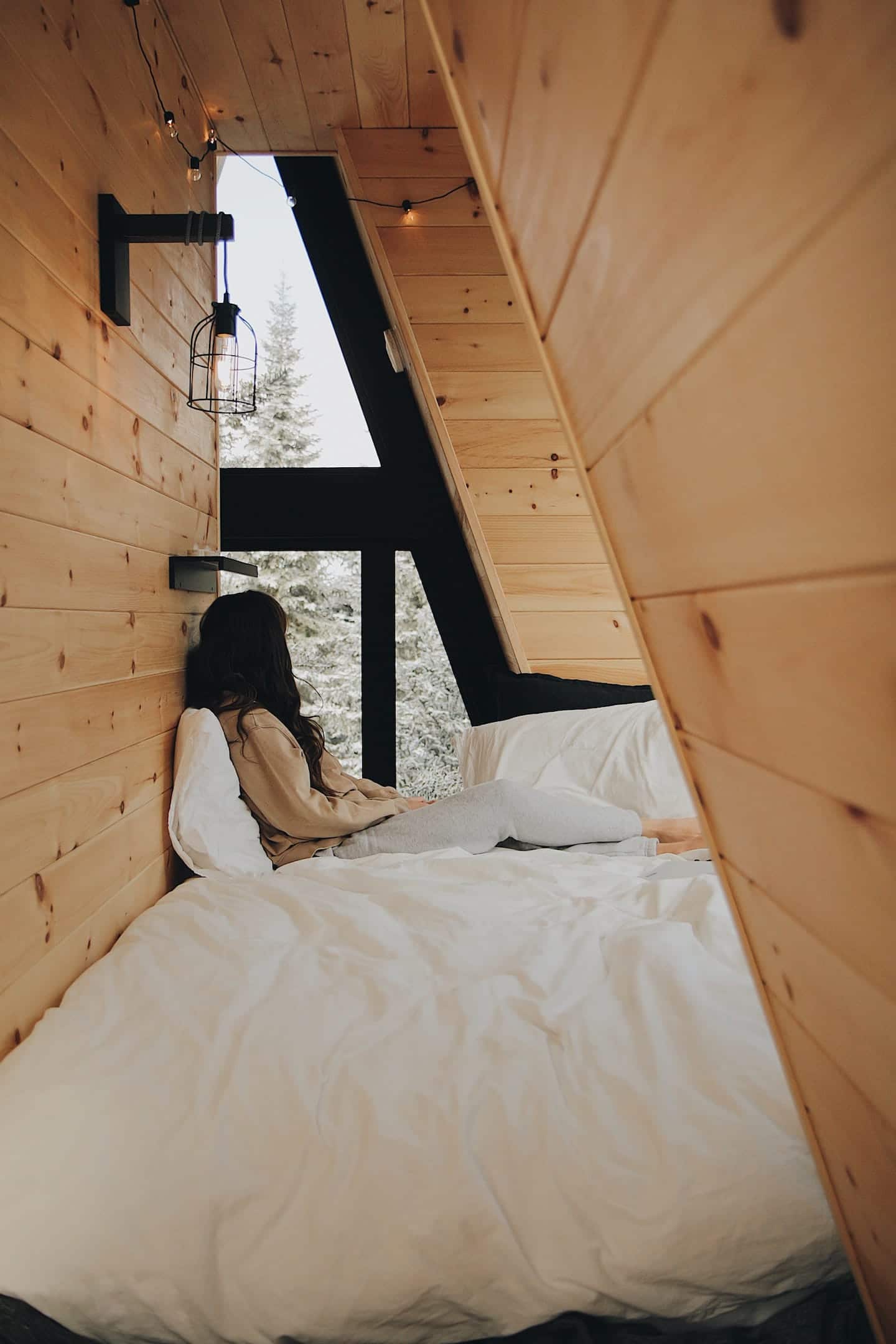 Un chalet en A pour la parfaite immersion en nature à louer à LacBeauport 24 heures