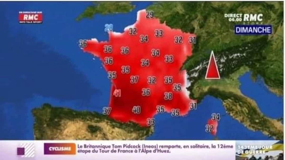 Sur les réseaux sociaux, la désinformation à base de cartes météo