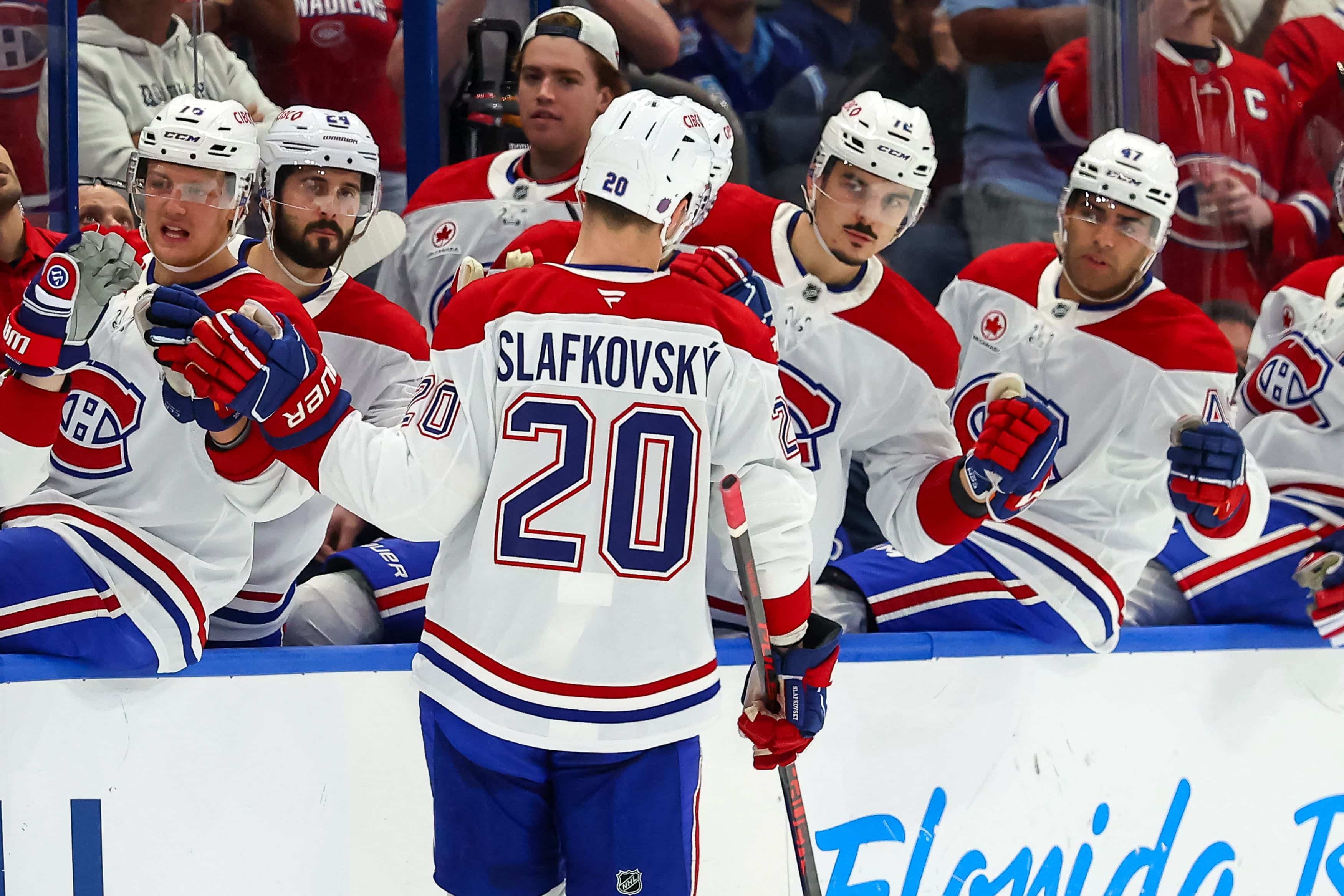 Un éclair de génie de Juraj Slafkovsky qui a changé la donne