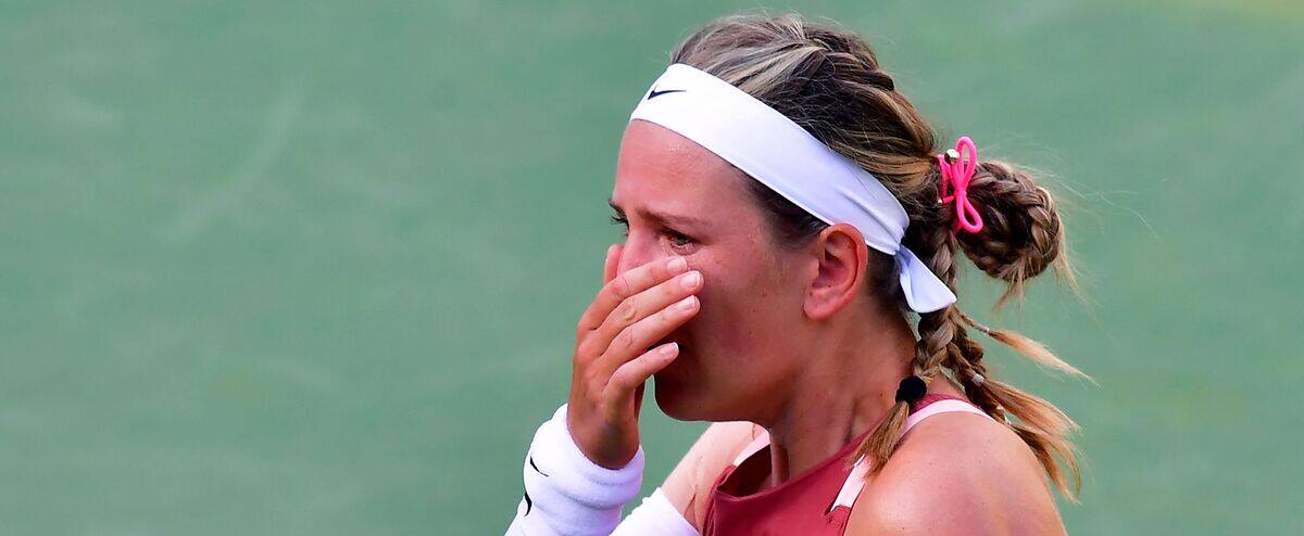 La Biélorusse Azarenka fond en larmes en plein match