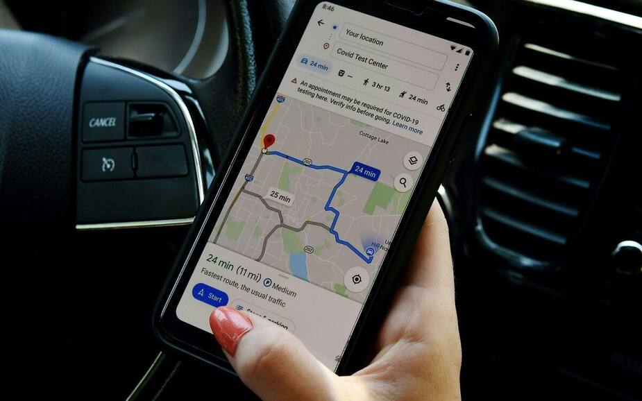 Image principale de l'article Google propose les trajets les moins polluants