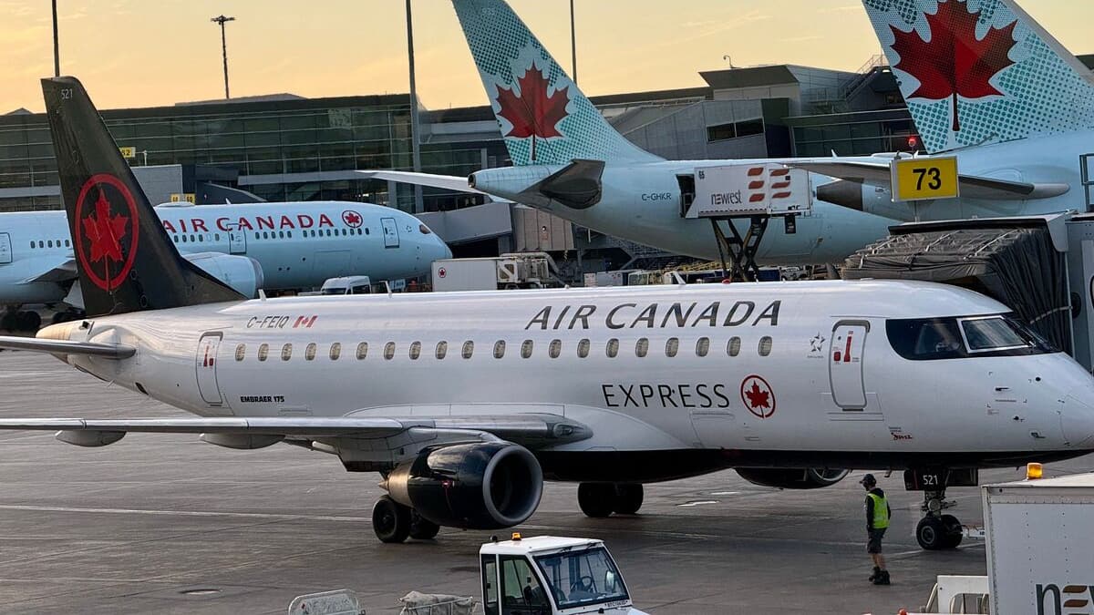EN VIDÉO | Un vol d’Air Canada touché par un problème de moteur