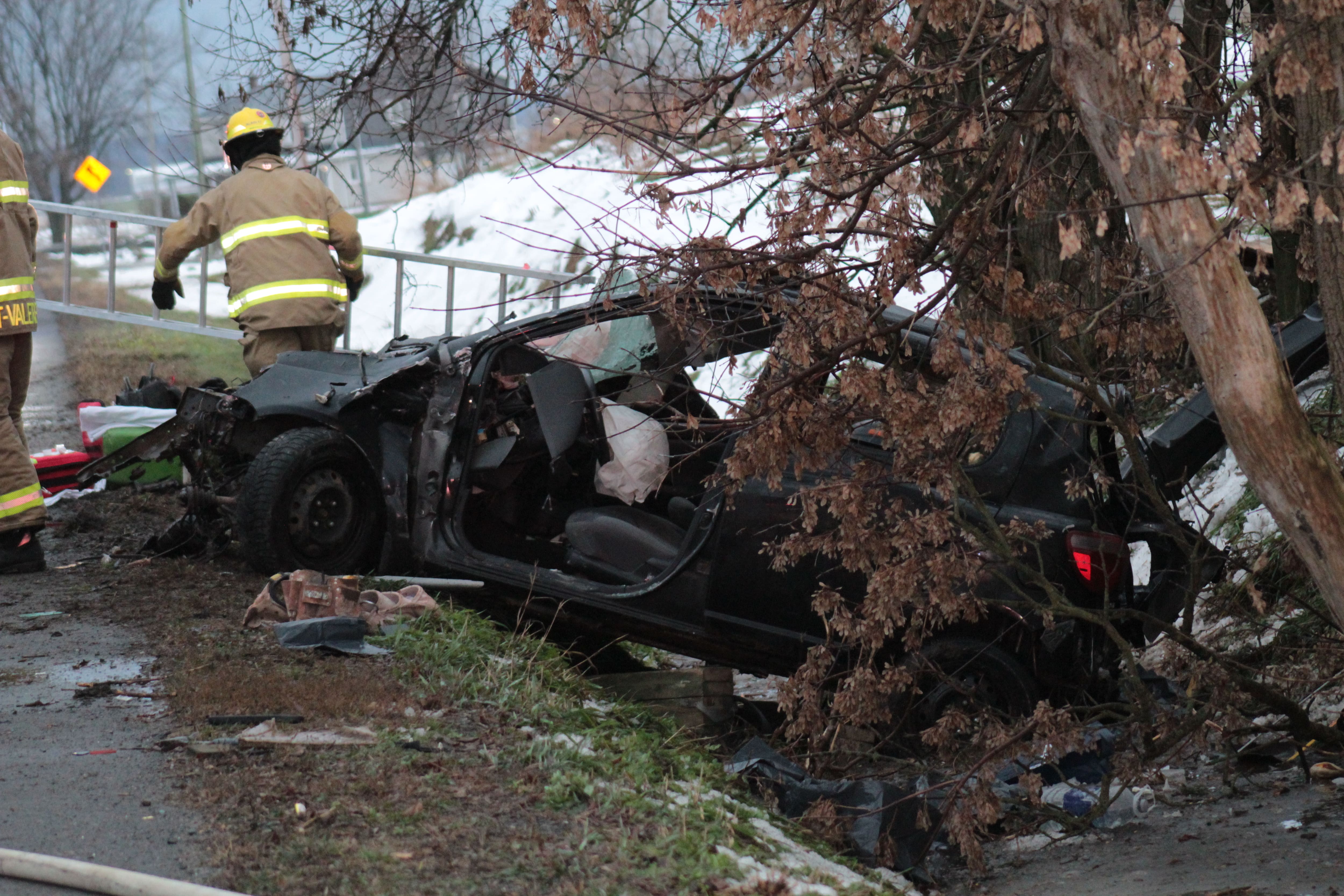 Grave accident à Saint-Valérien-de-Milton: un cocktail de vitesse et d