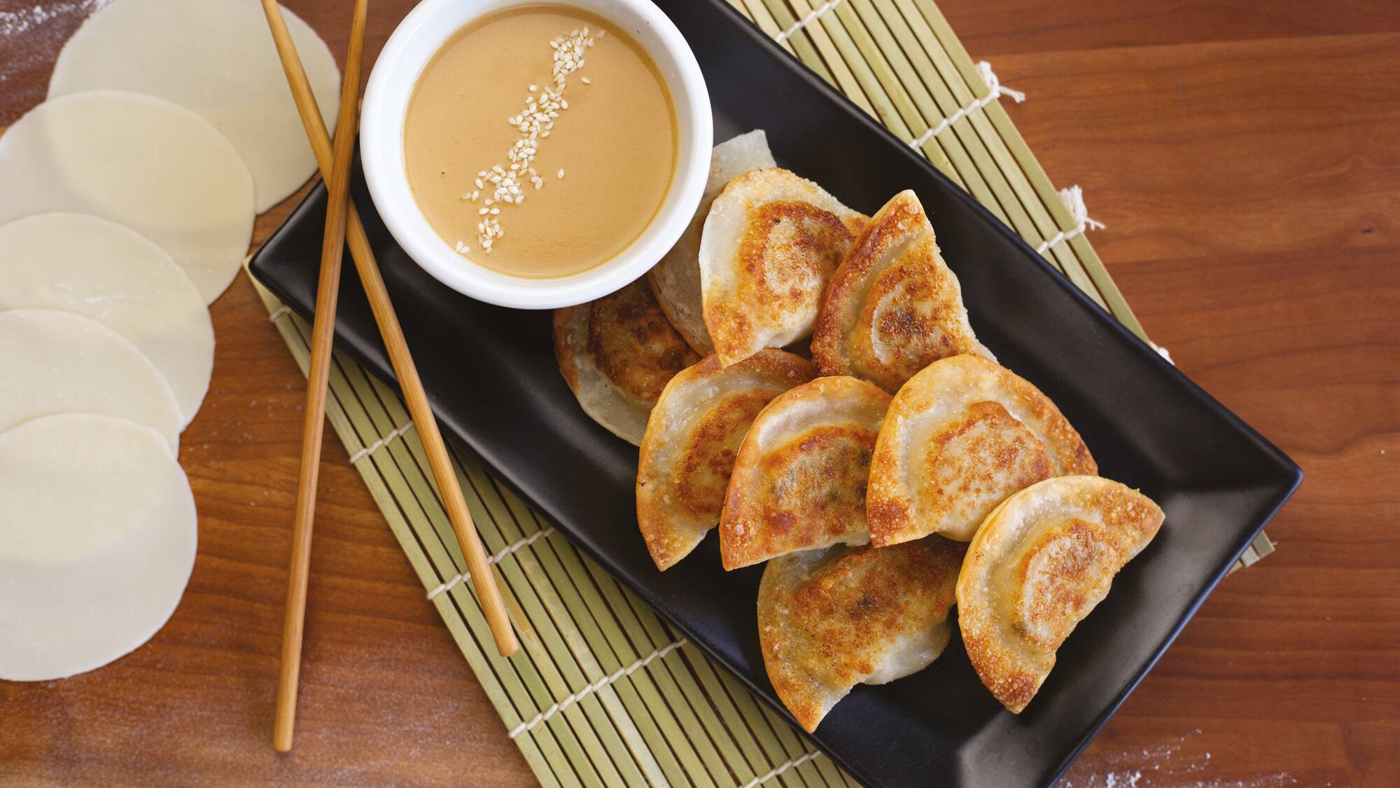 Dumplings au porc et kimchi