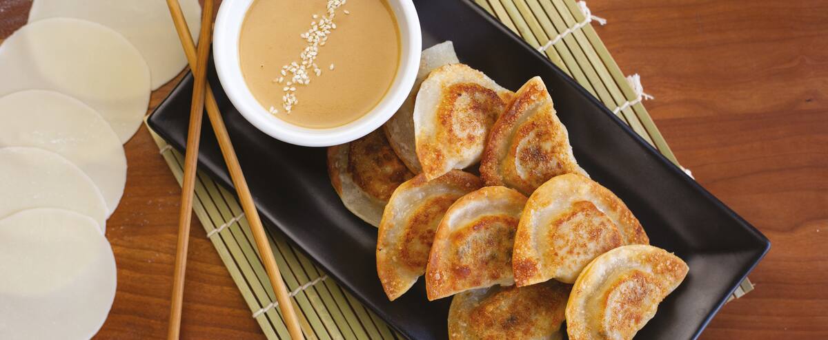 Dumplings au porc et kimchi