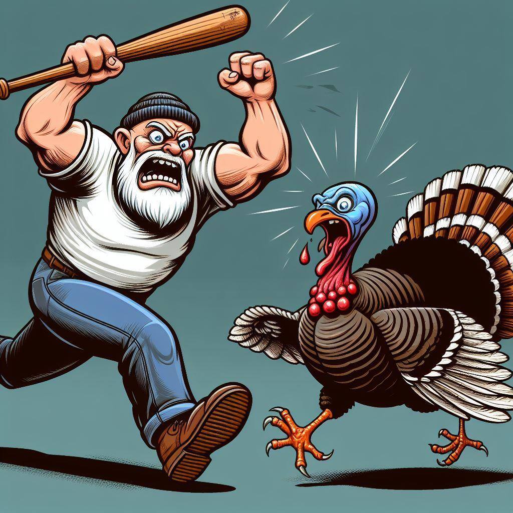 Prenez-vous des battes de baseball»: le maire de Louseville invite ses  citoyens à se défendre contre les dindons qui sèment la terreur | Le Sac de  chips, image size:925x925