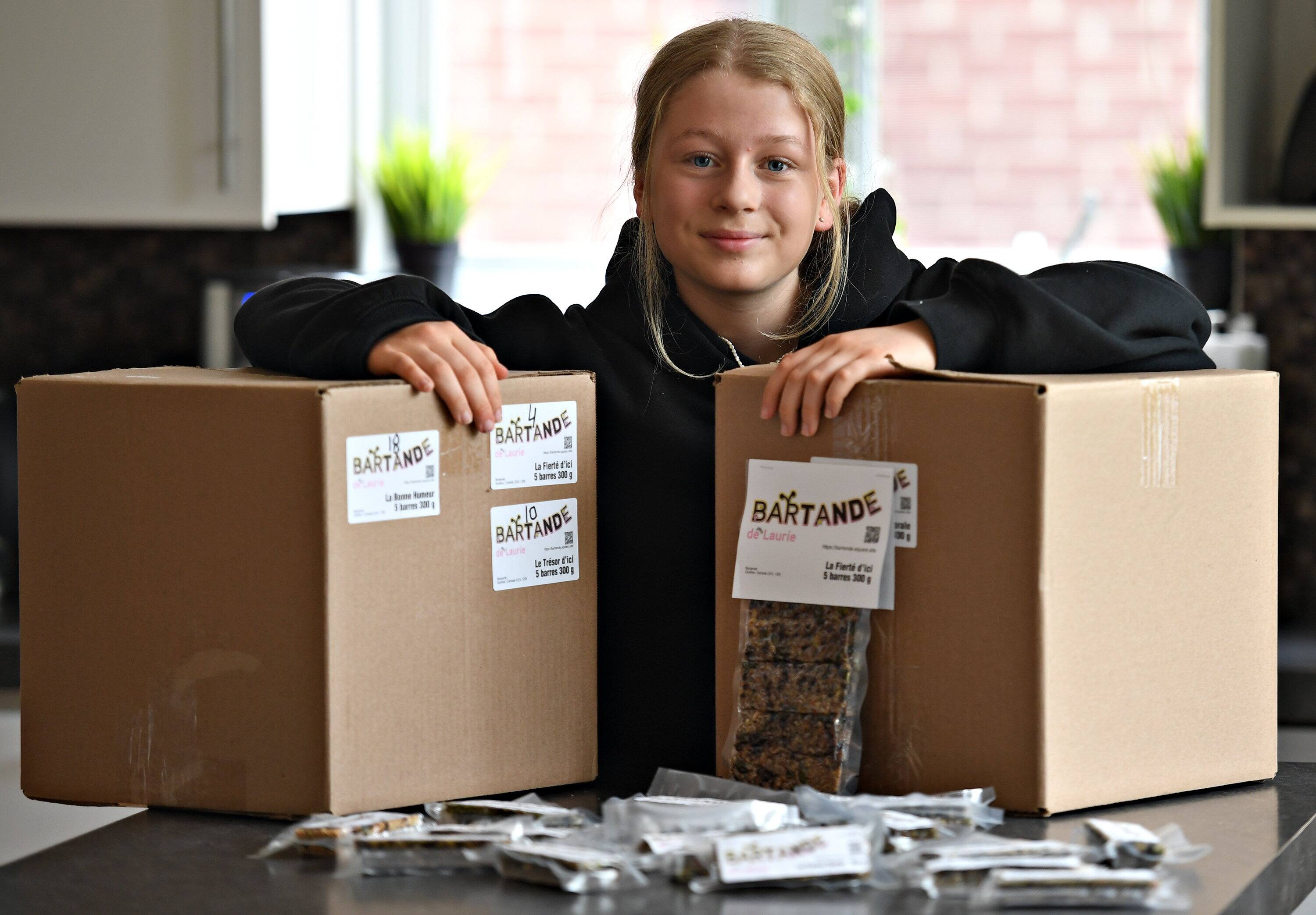 Présidente de son entreprise de barres tendres... à 12 ans